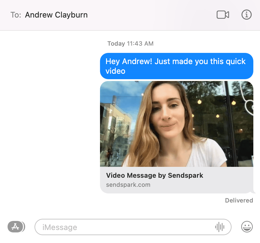Send Video Text Message