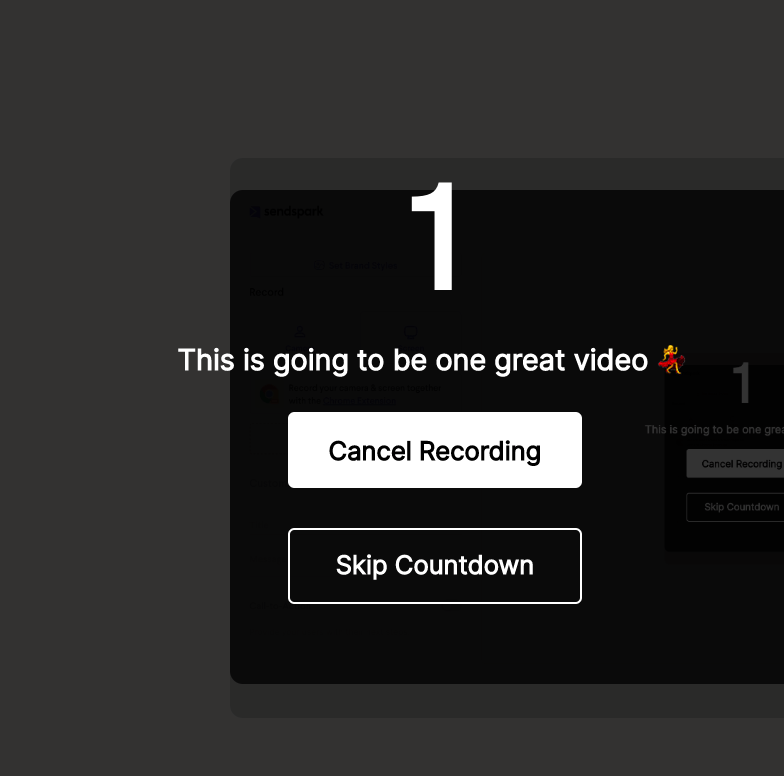 Cancel Recording button