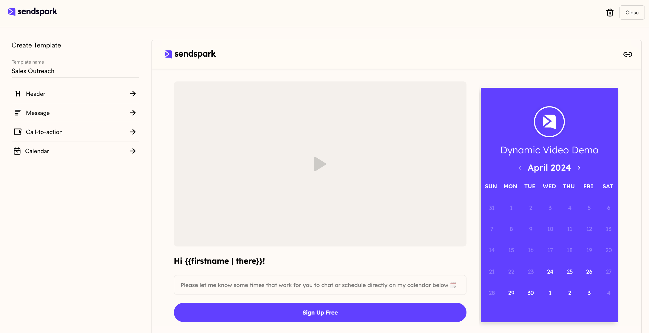 Create a Video Template