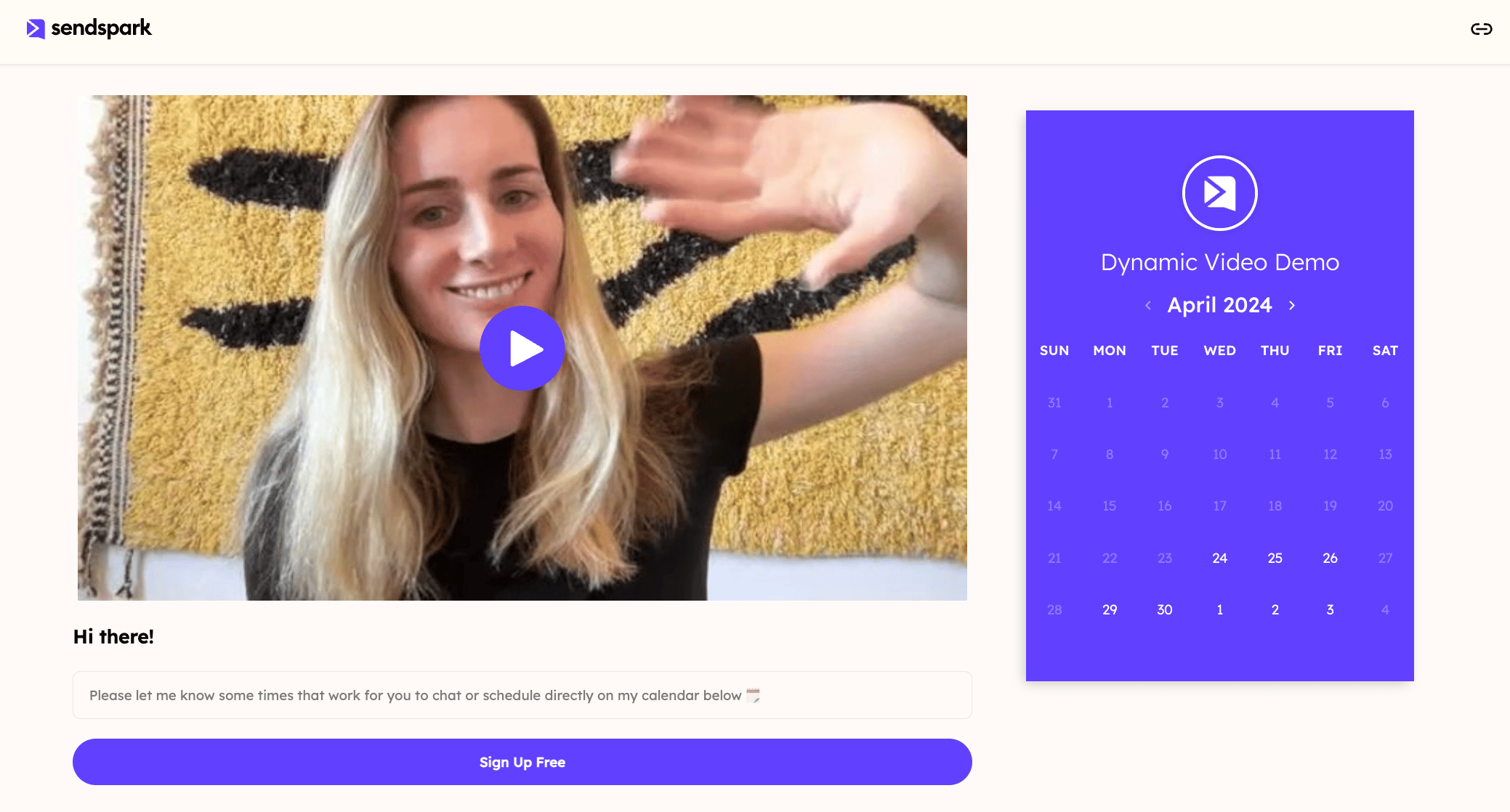 Video with Template