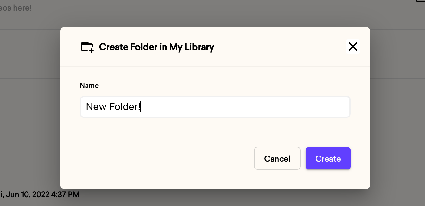 Name Folder