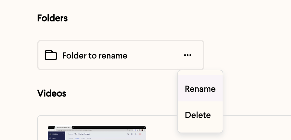Rename Folders