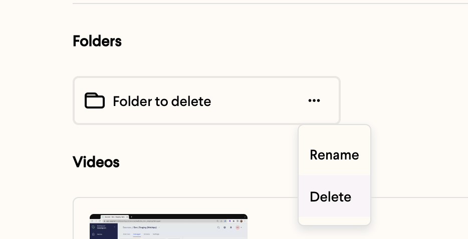 Delete Folders