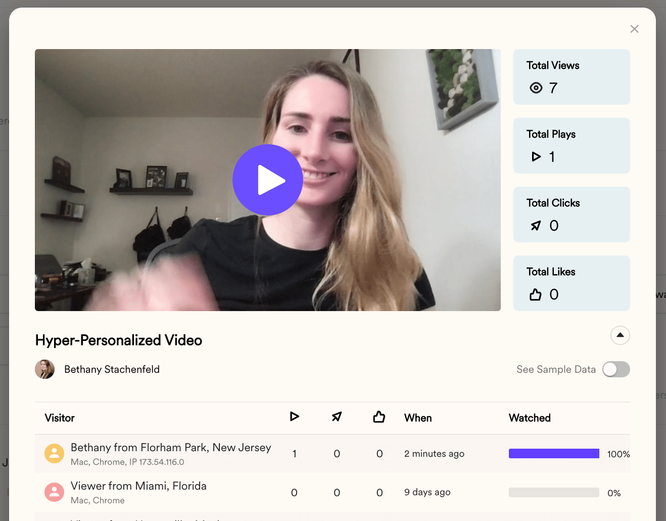 See Viewer Analytics