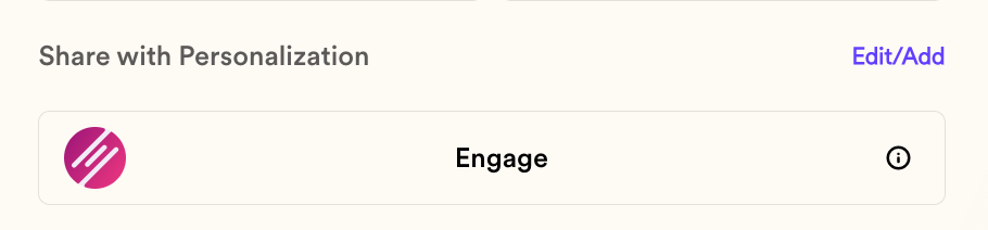 Share Personalized Videos in Engage