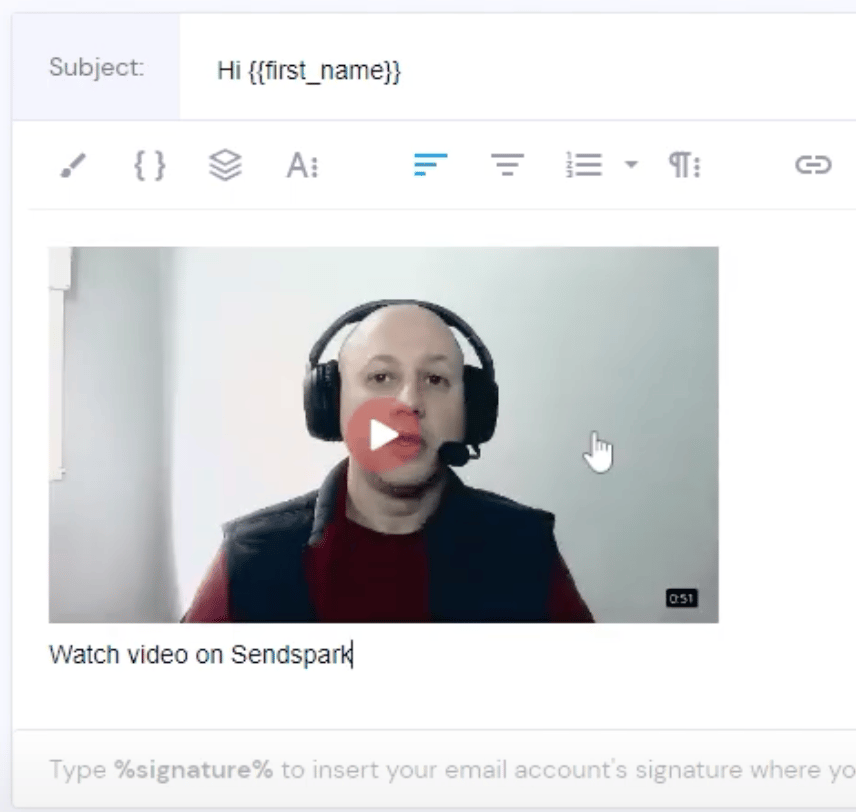 Paste Video into Smartlead