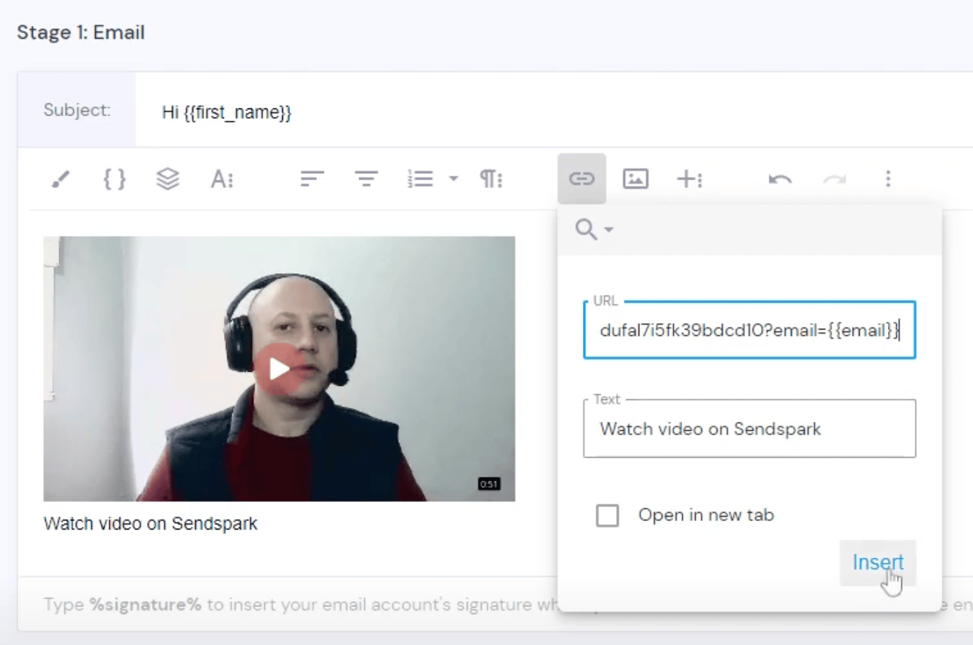 Link your video thumbnail to your dynamic video
