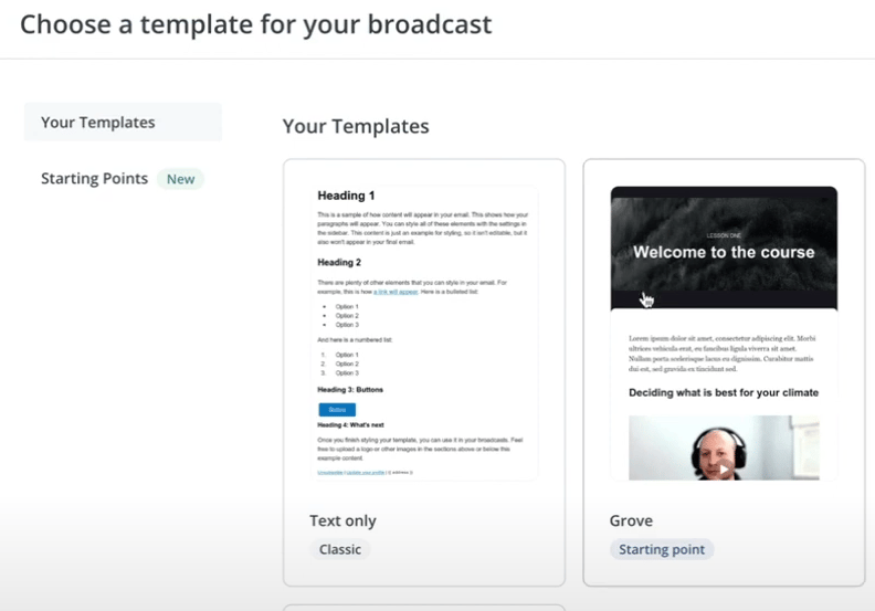 ConvertKit Select Template