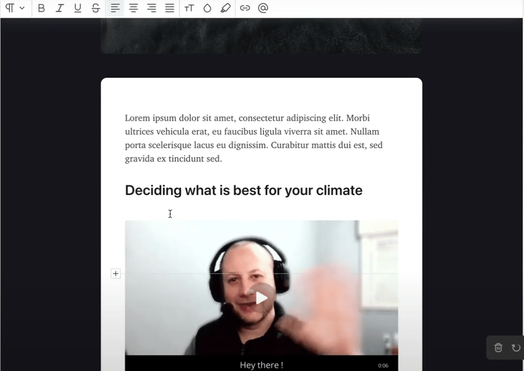 ConvertKit email template