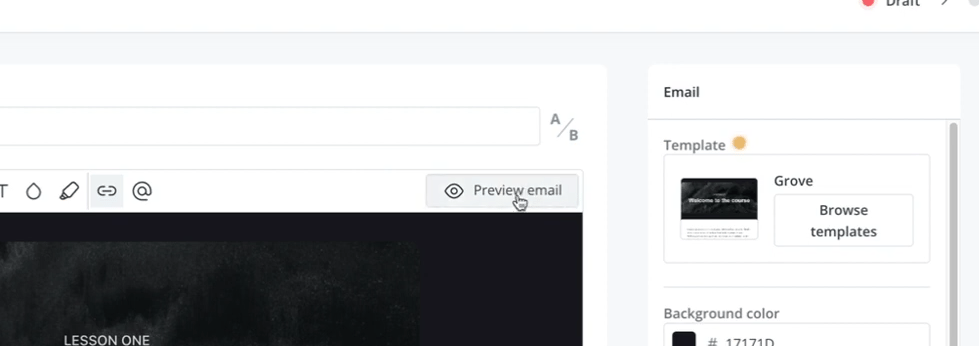 ConvertKit Preview email