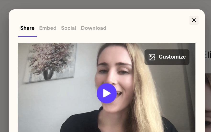 Another way to launch the thumbnail editor