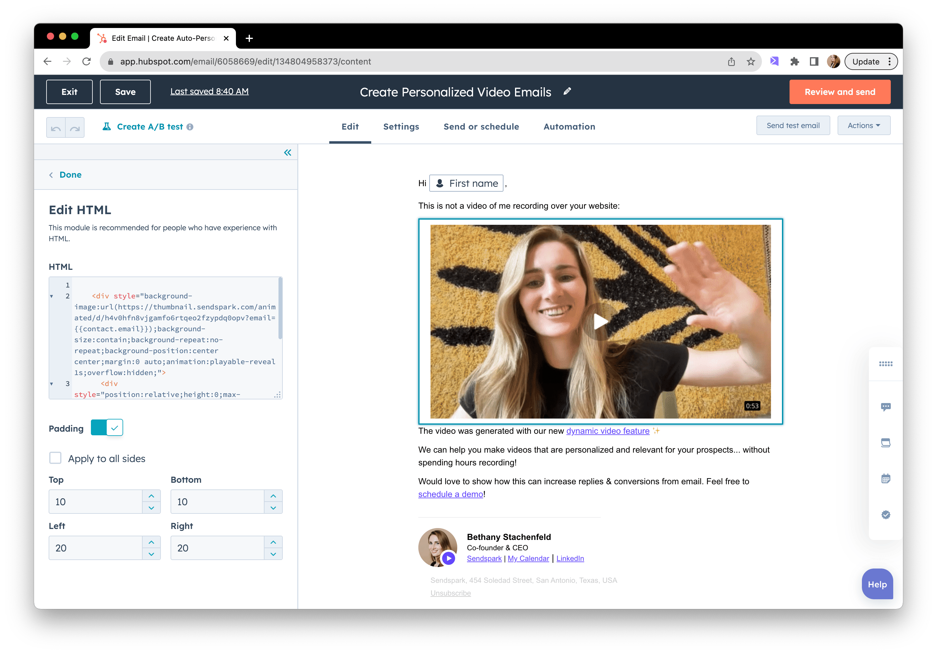 Embed Video In Email