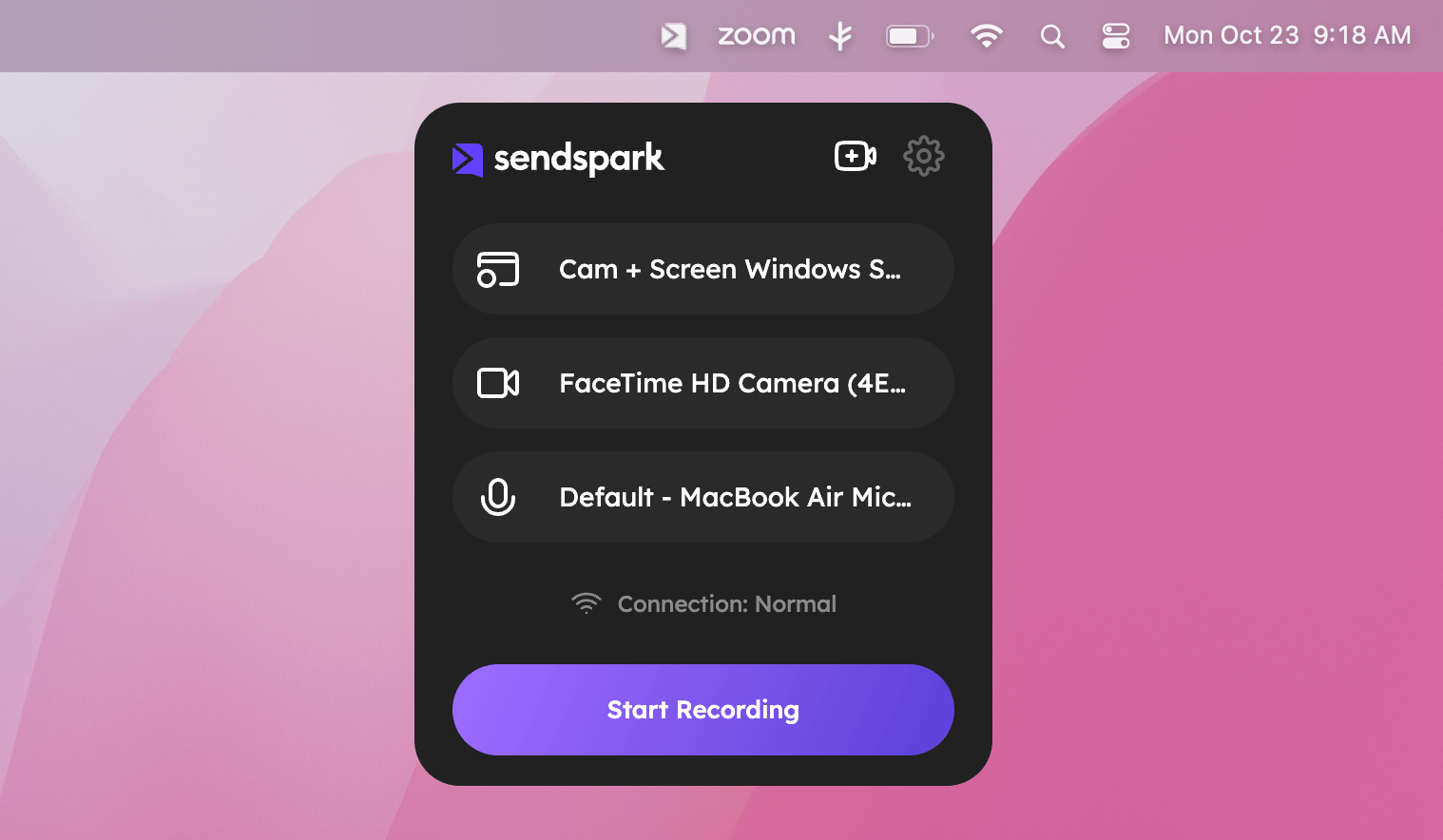 Sendspark Desktop Recorder