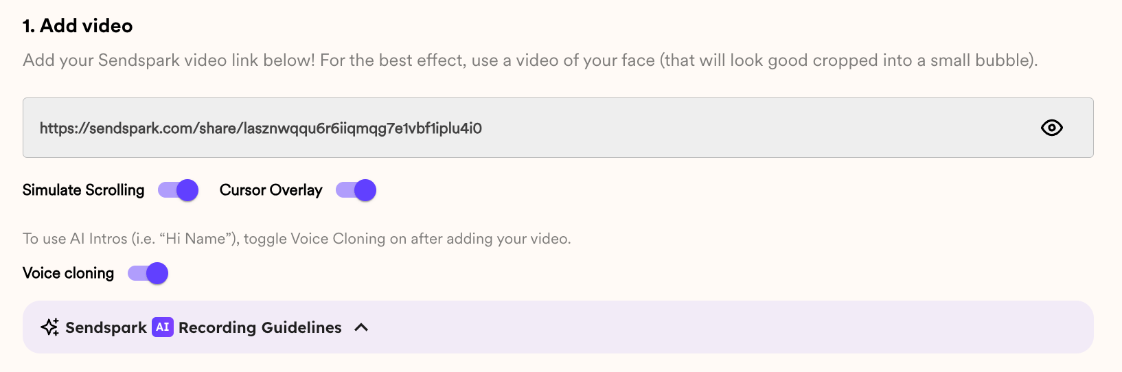 Record AI Video