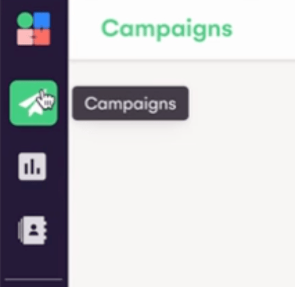 LGM campaigns section with campaign list and navigation menu