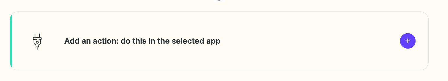 Add an action button in Sendspark workflow