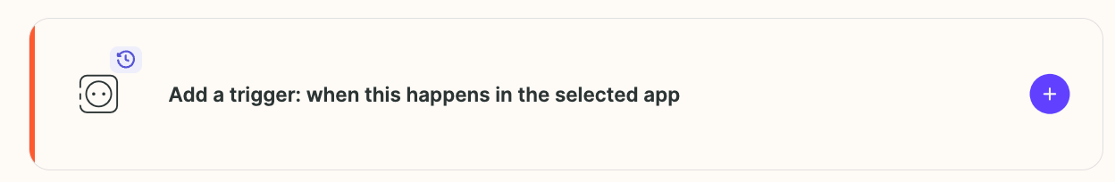 Add a trigger button in Sendspark workflow