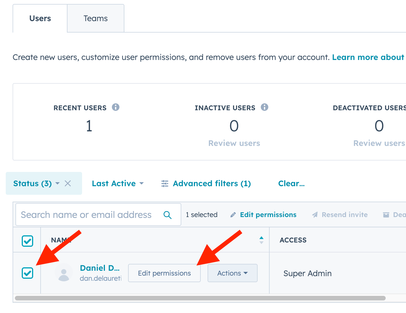 Edit Permissions