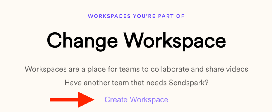 Change Workspace