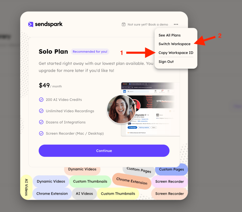 Copy Workspace