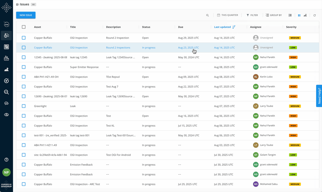 Open Issue Details Gi