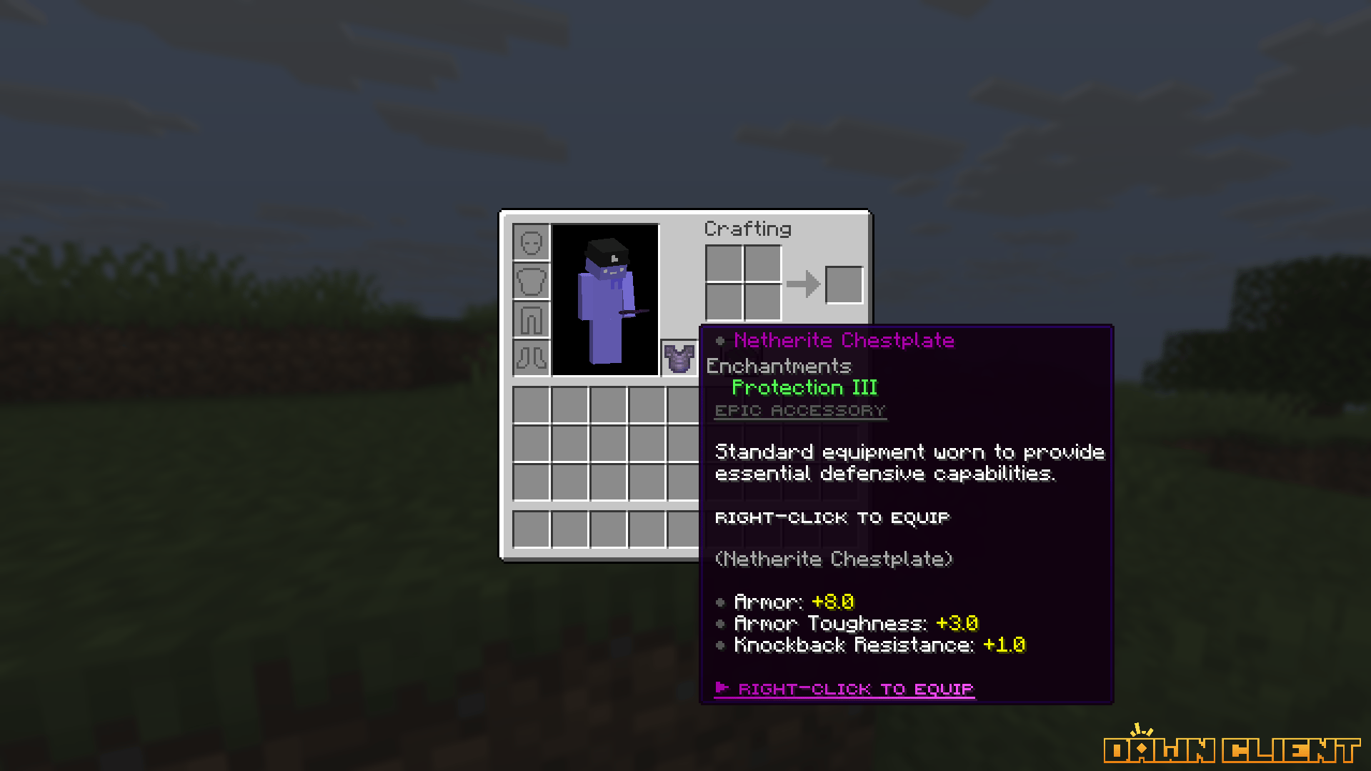SentryLore Armor Tooltip