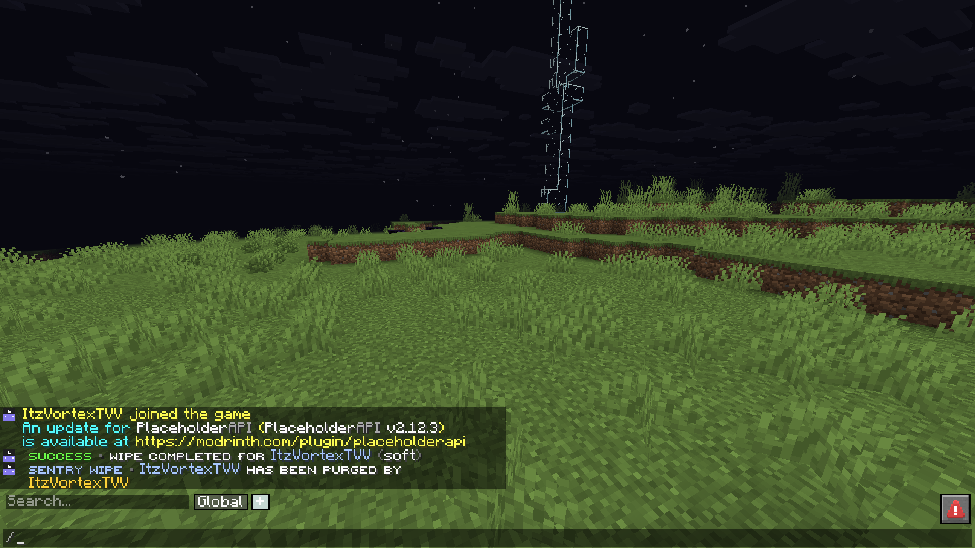 SentryWipe Chat Broadcast