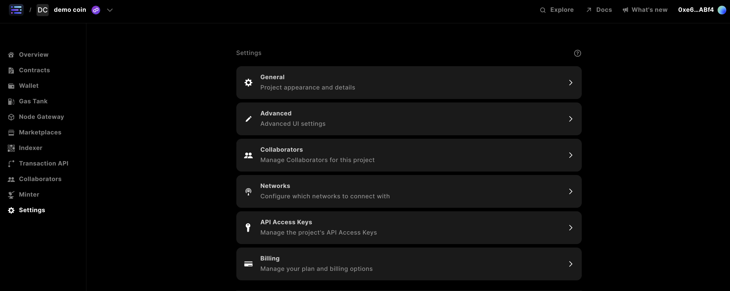 builder settings