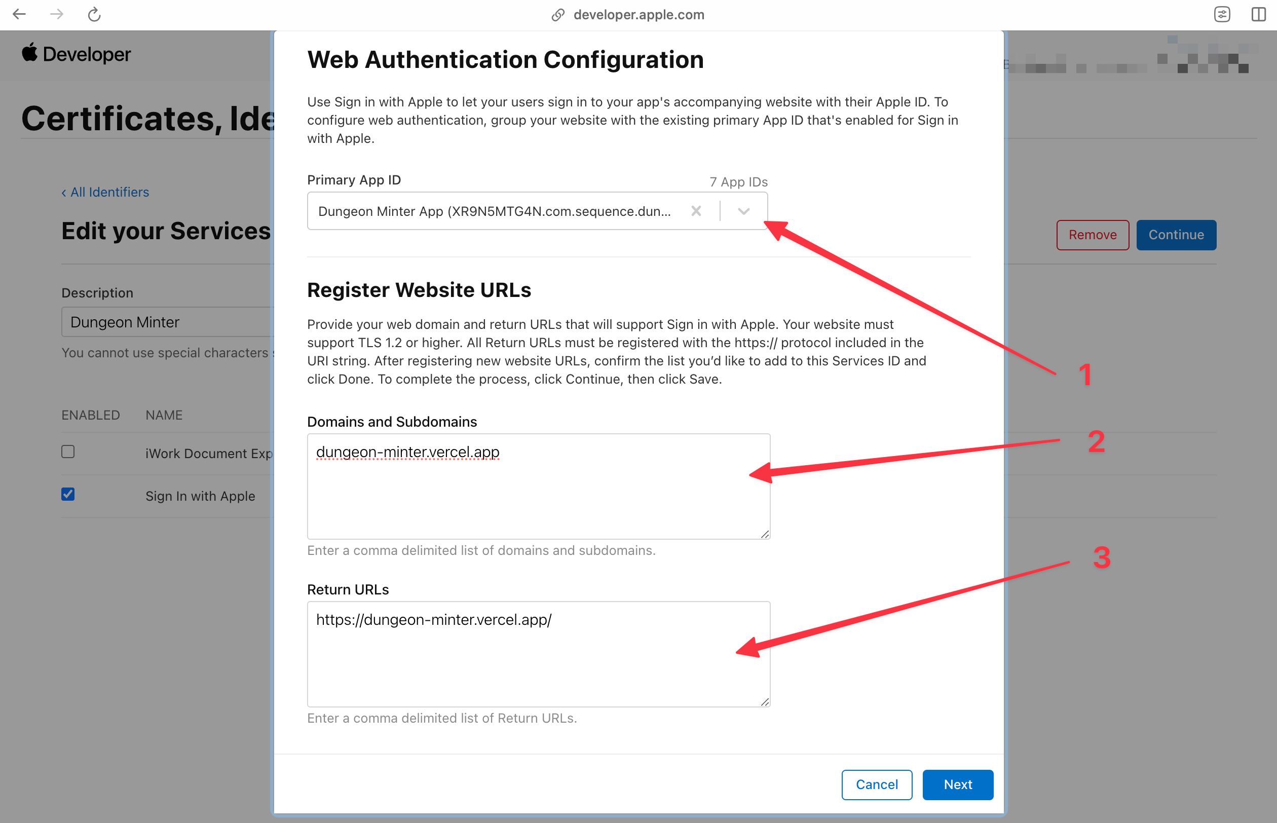 Web Application Configuration