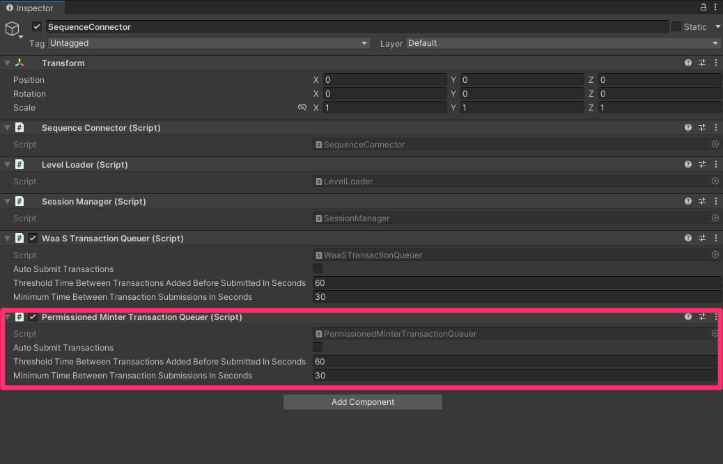 PermissionedMinterTransactionQueuer