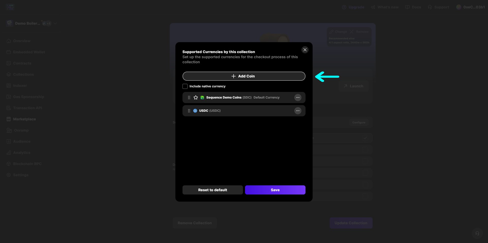 add new custom currency