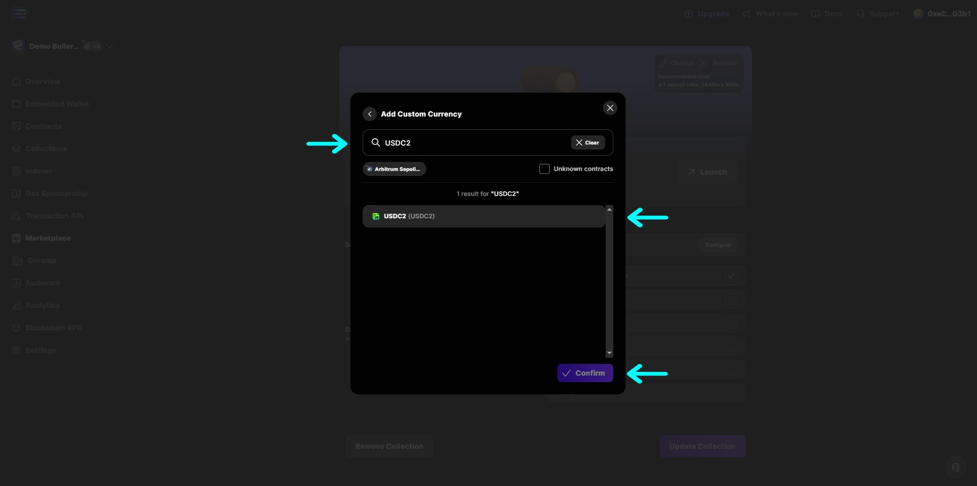 add new custom currency