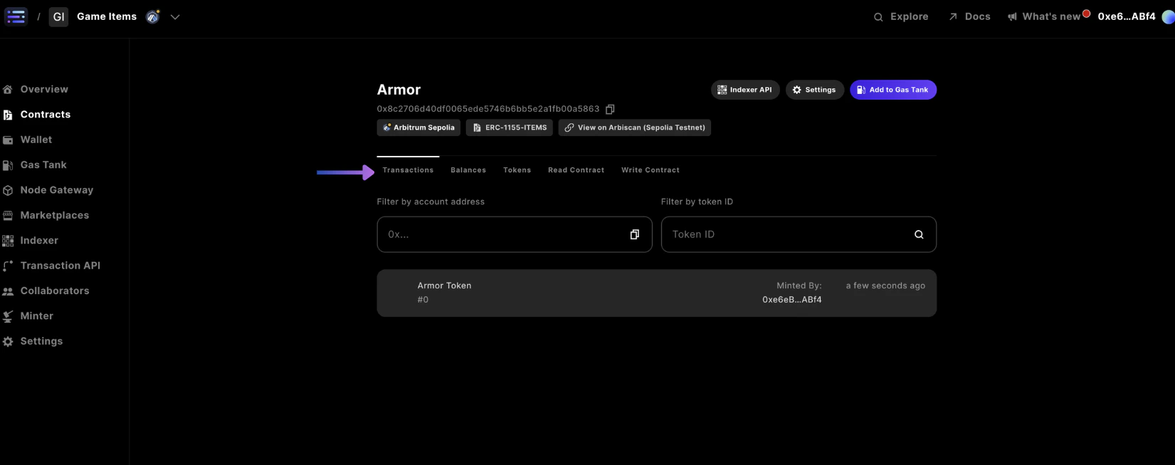 view currency transactions