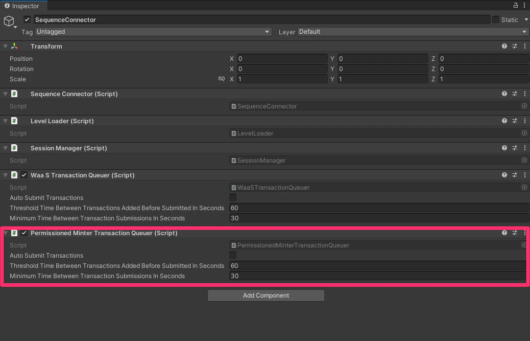 PermissionedMinterTransactionQueuer