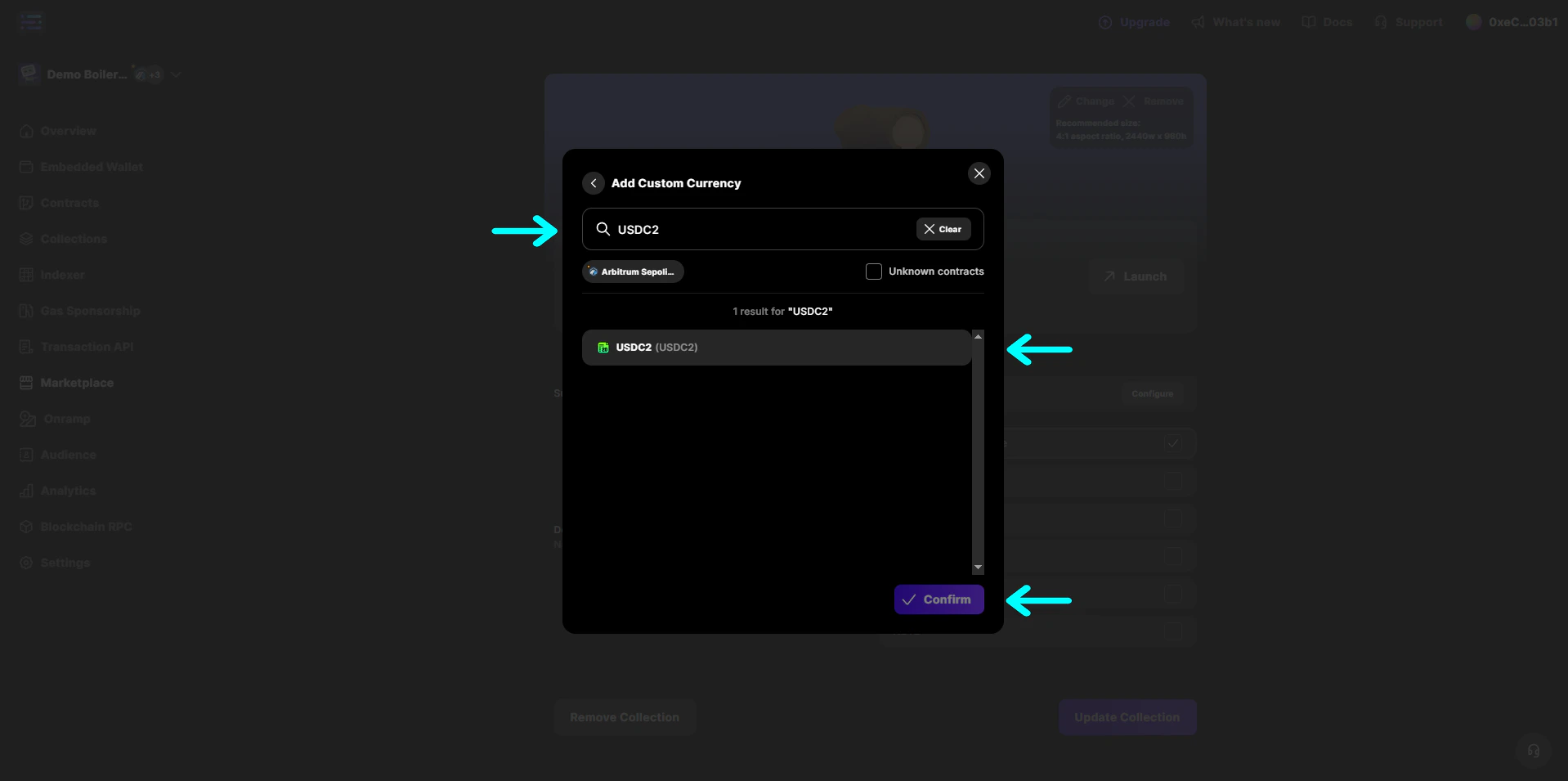 add new custom currency