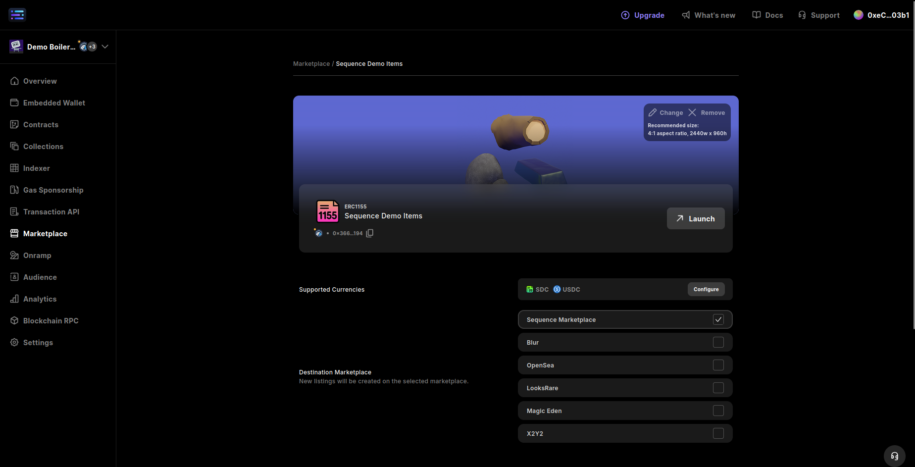 choose marketplace type