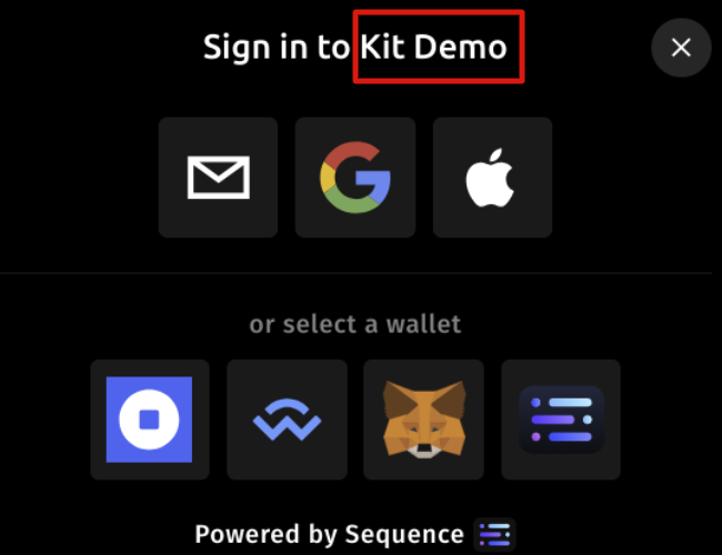 Add a project name to Web SDK