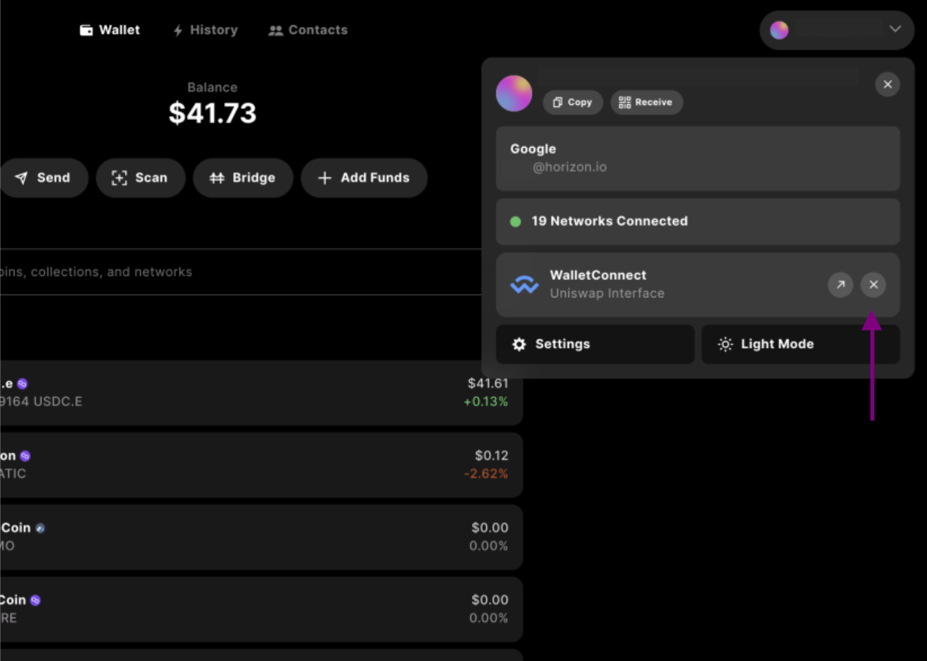 Connect Wallet - Sequence Docs