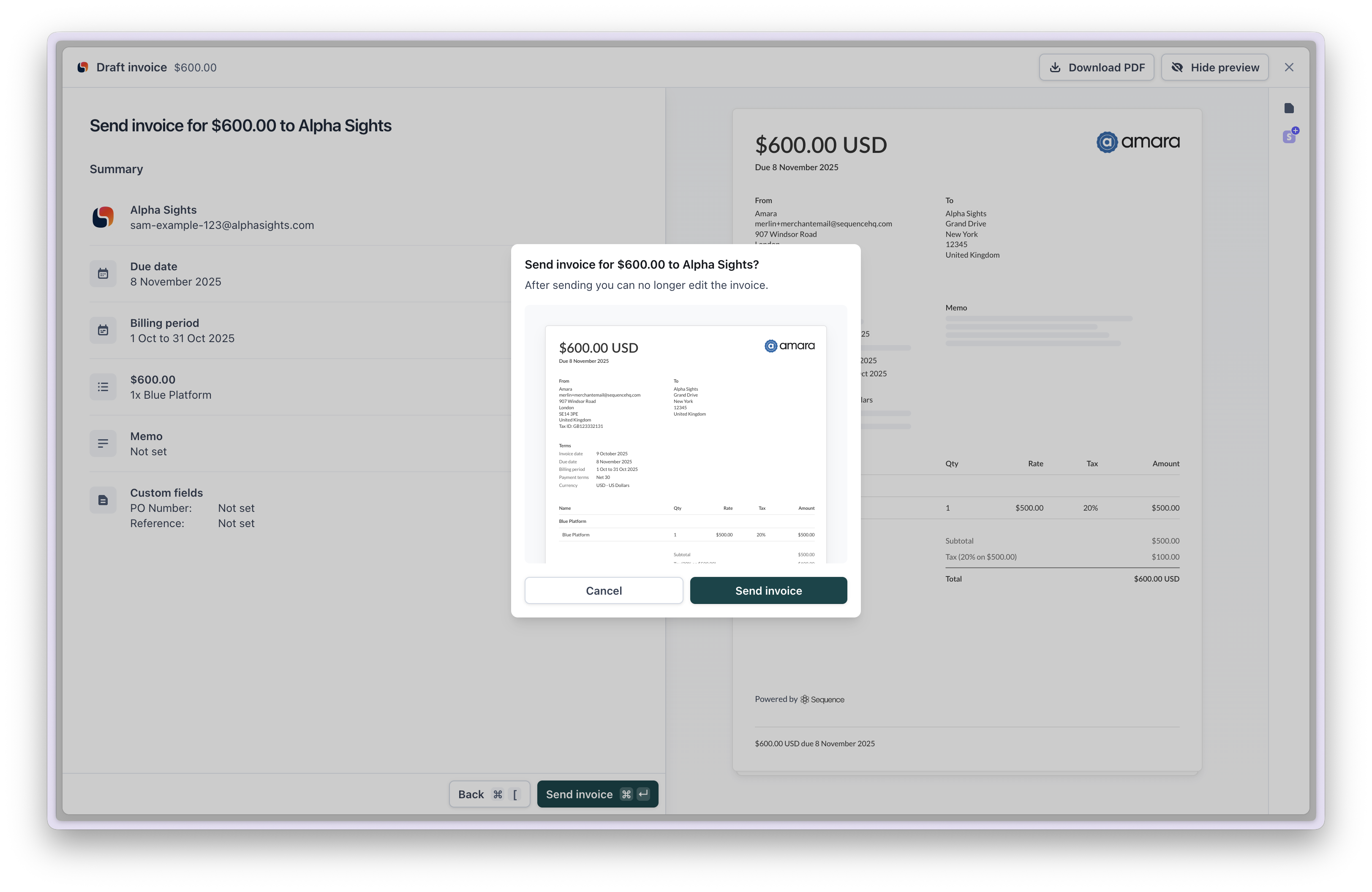 Invoice PDF