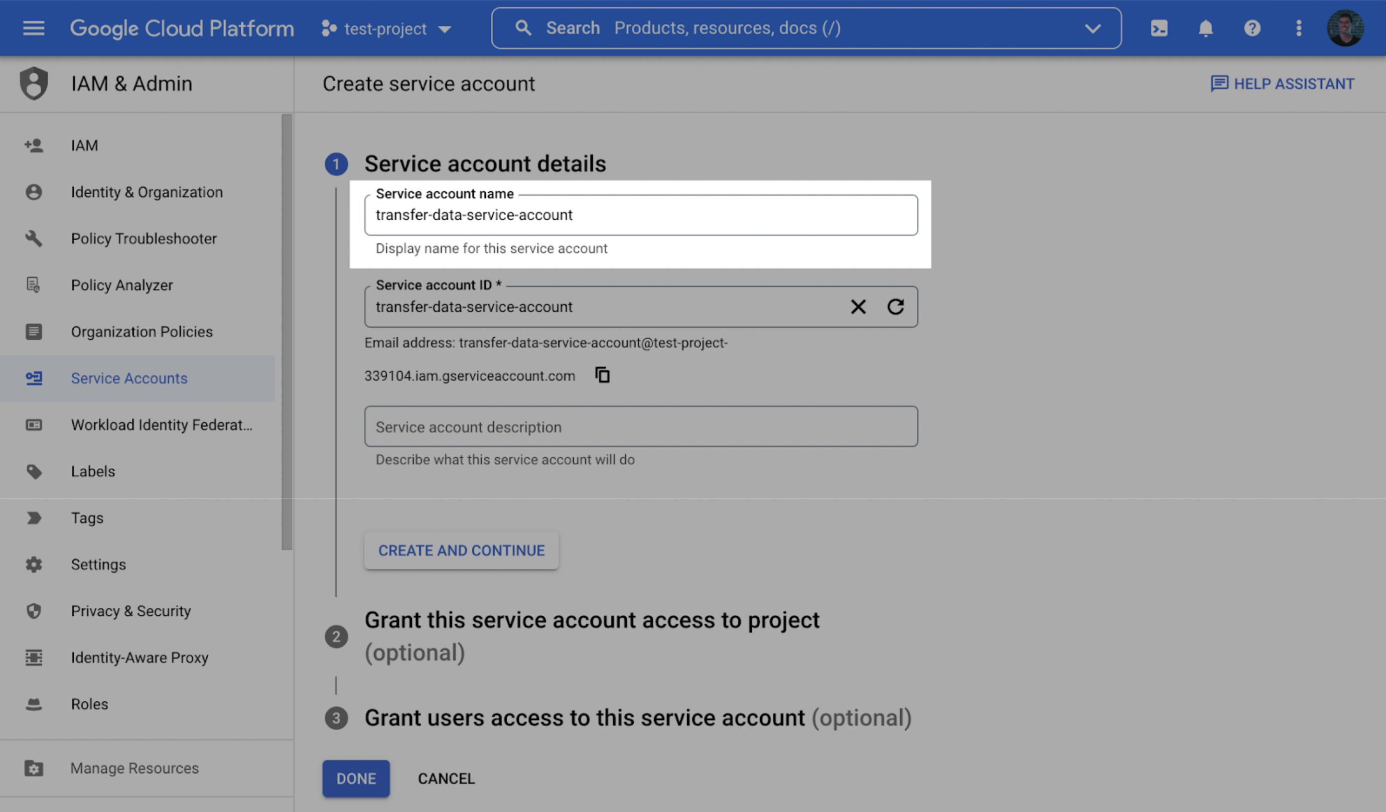 Export to Bigquery