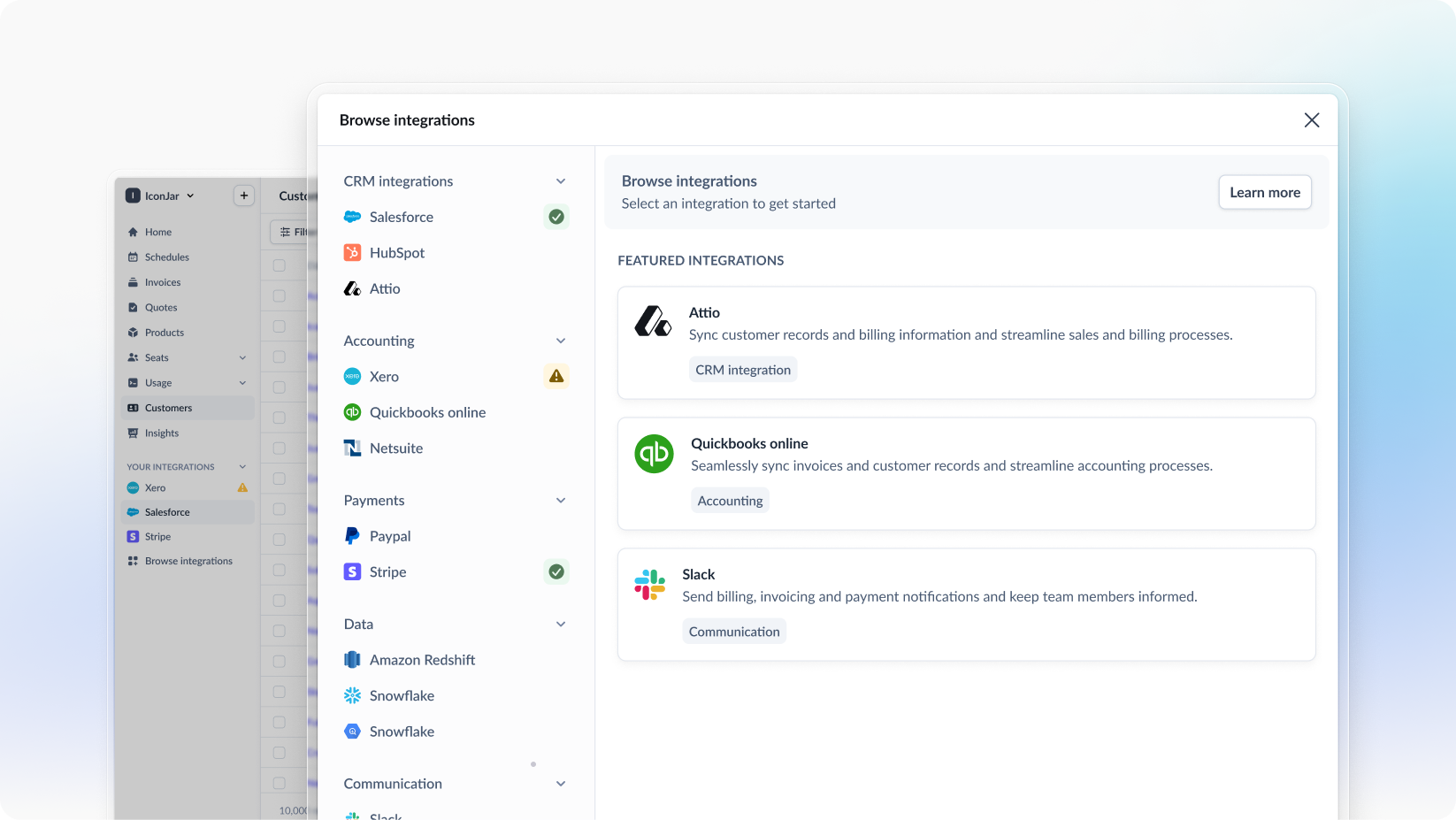 Integrations overview