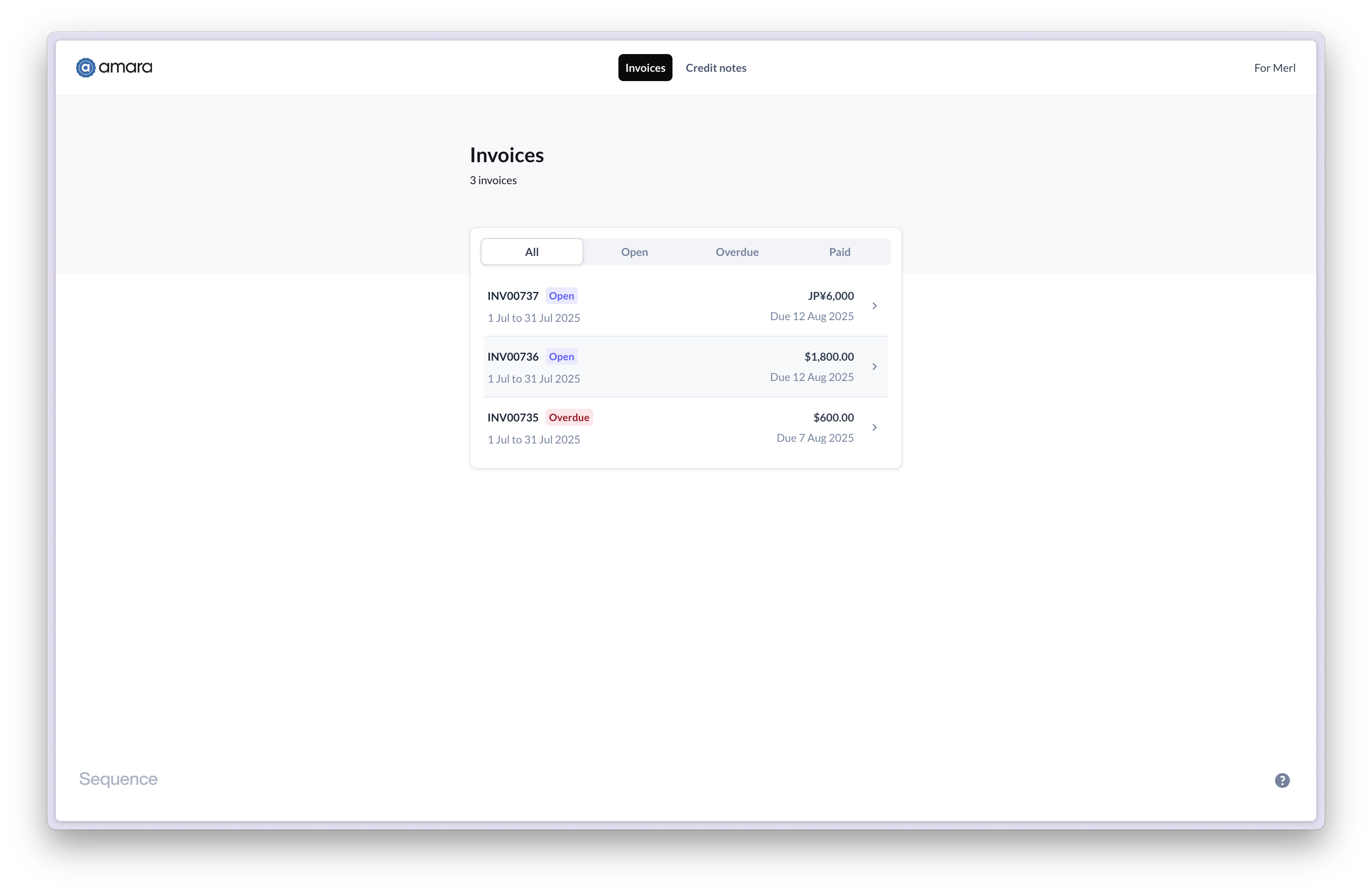 Invoice Notification