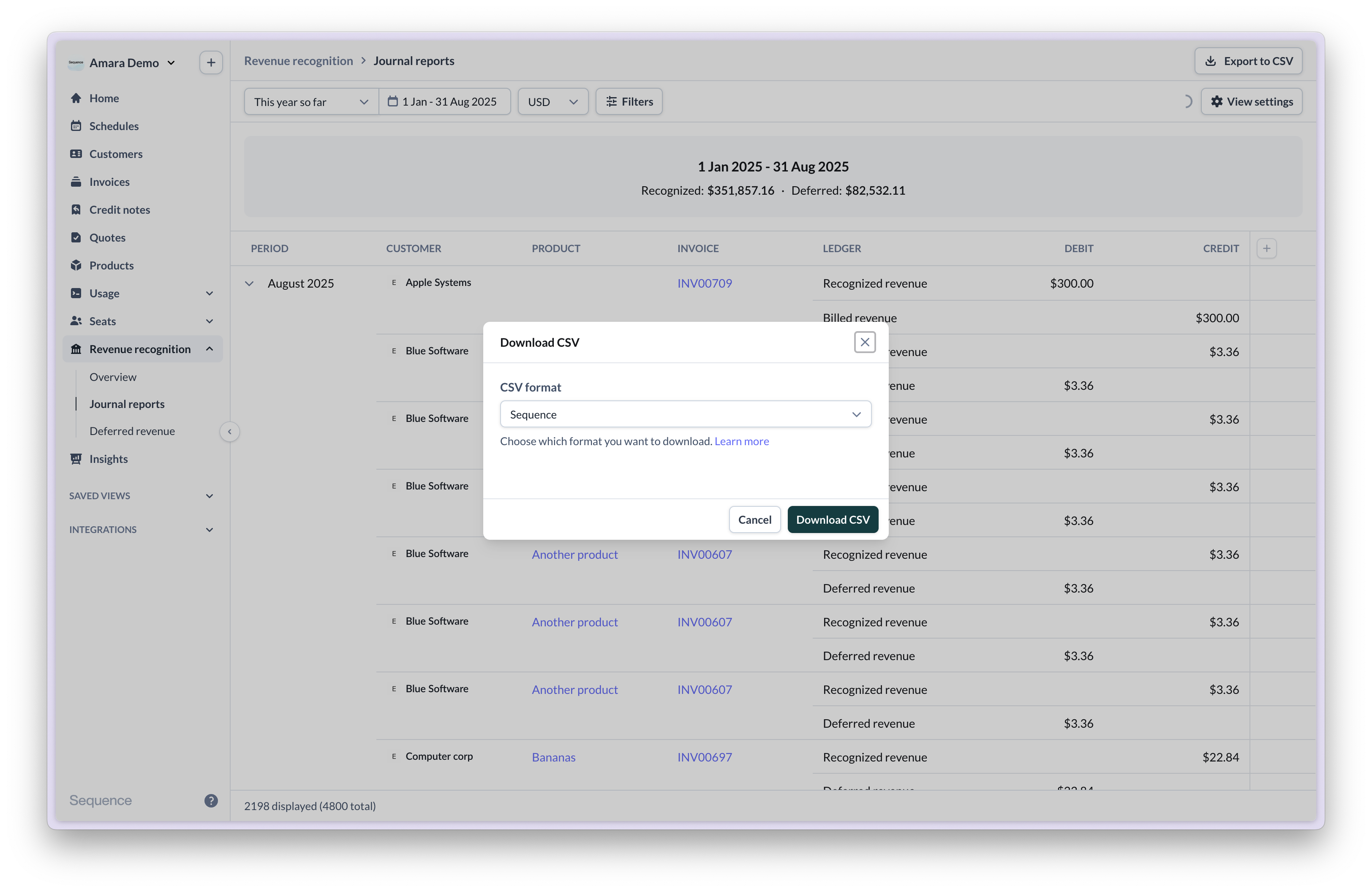 Download journal report