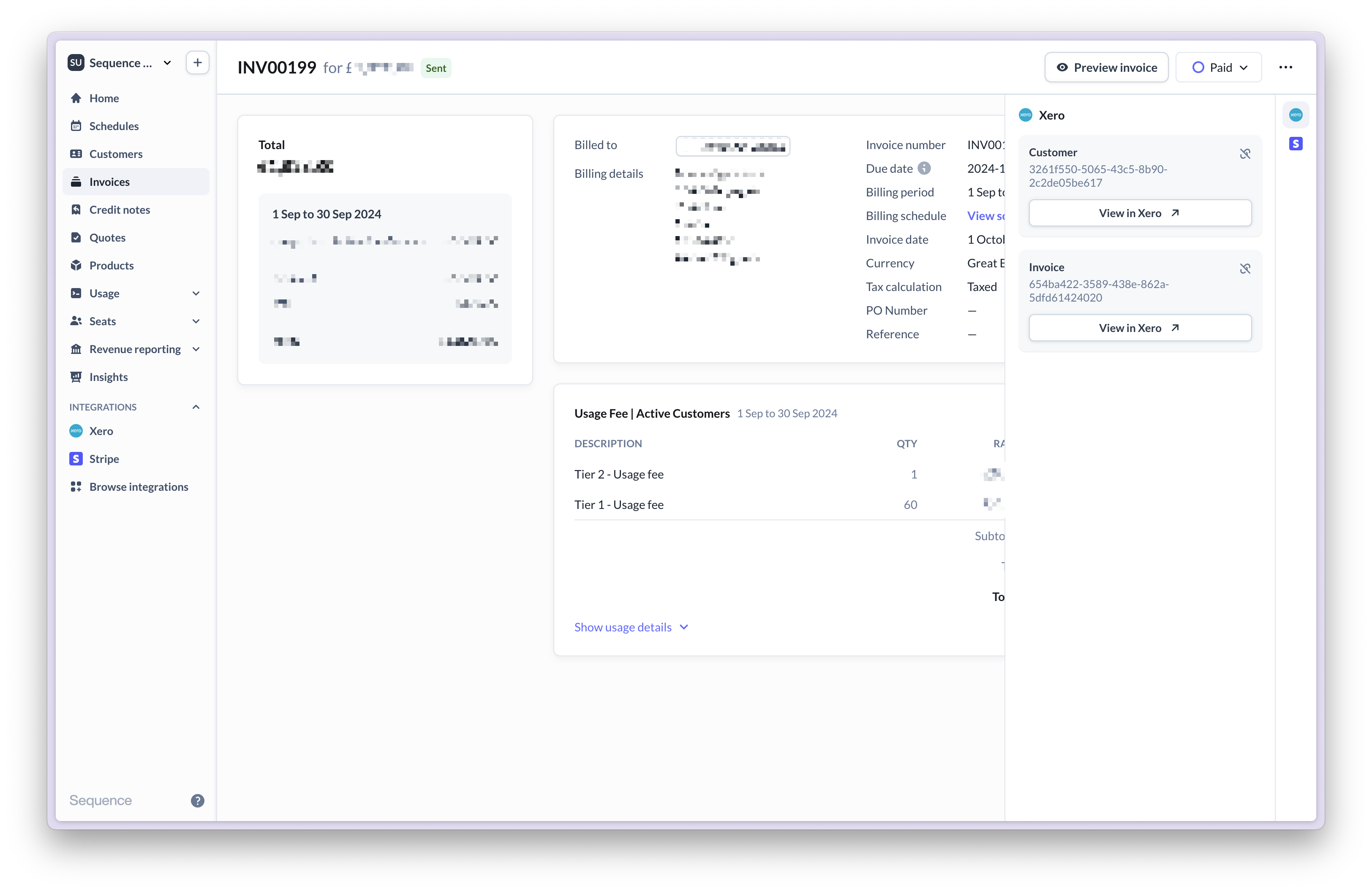 Manage links