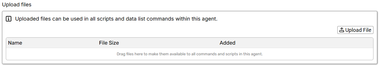 Files available to Script commands