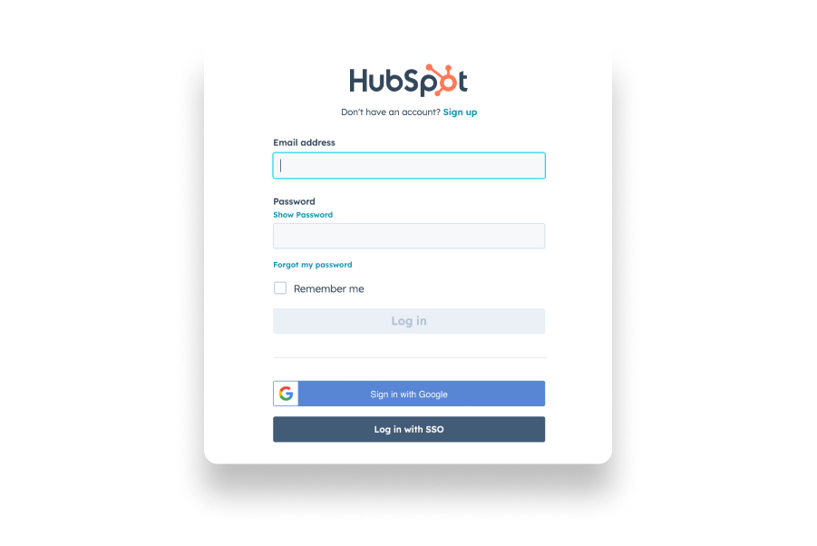 Authenticate with HubSpot
