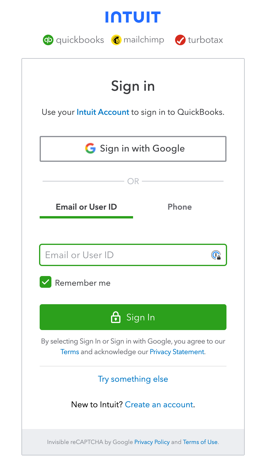 Login to QuickBooks to connect Sequin