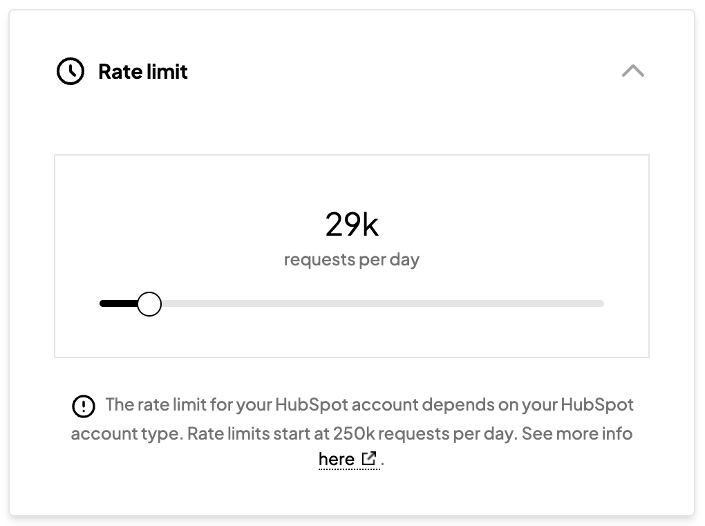 Rate limit editor