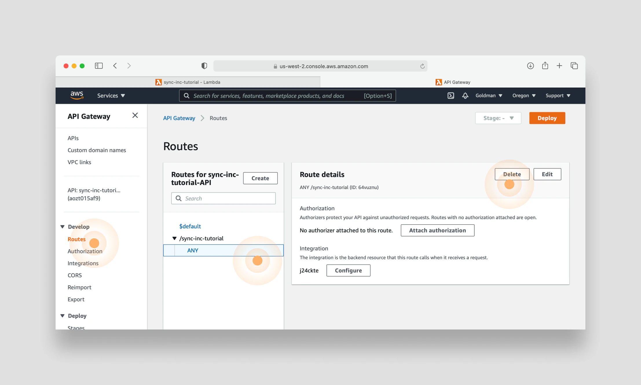Add AWS API Gateway as Trigger for Airtable Lambda