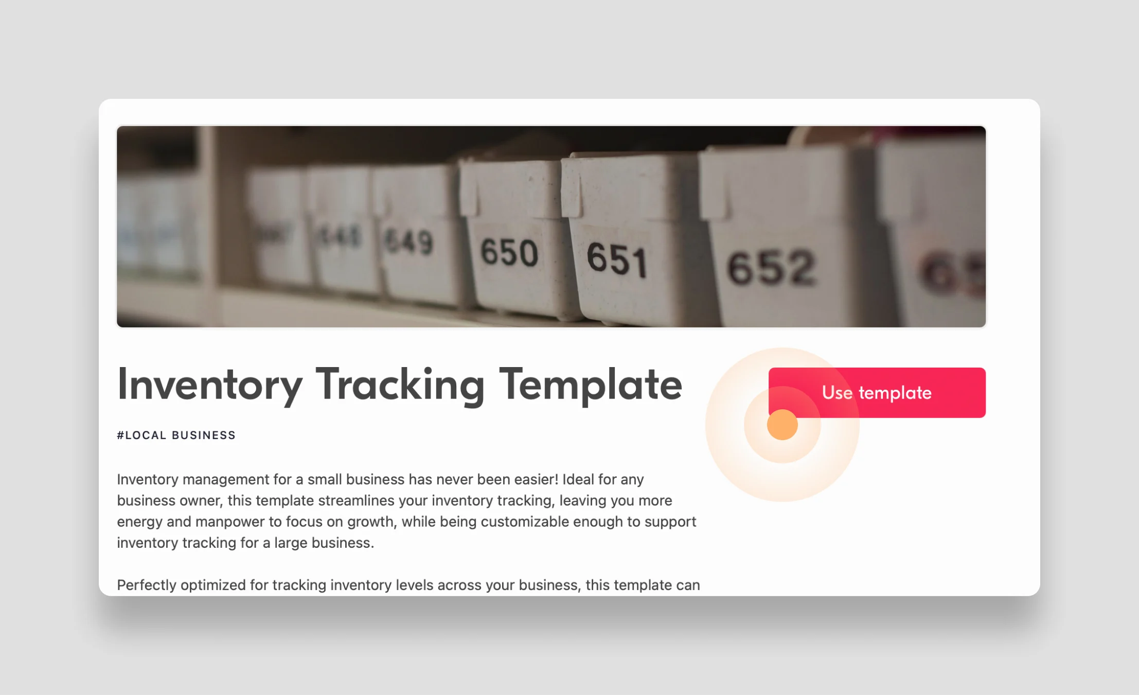 Add the template to your workspace